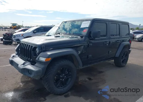 2021 Jeep Wrangler Unlimited Sport Altitude 4X4 z USA, uszkodzony, nr VIN 1C4HJXDN7MW505566